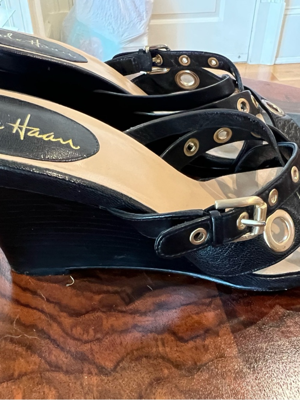 Cole Haan Air Whitney Slide - Black Wedge - Picture 5 of 10